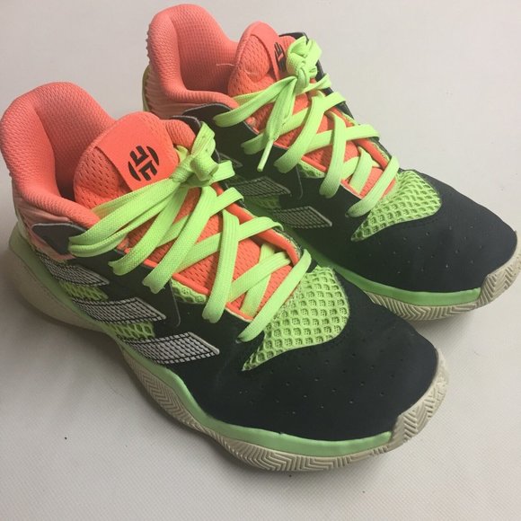 Adidas Harden Stepback J Black & Coral Green EH2769  Size 4.5- main image 5